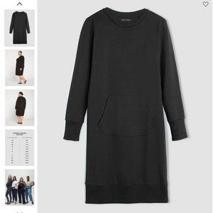 NWT Universal Standard Bree Sweatshirt Dress Black